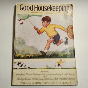 Good Housekeeping Magazine September 1937 - Picture 1 of 4