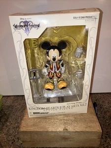 Disney Kingdom Hearts II Play Arts Vol. 2 - Nr. 6 König Mickey Figuren *CIB - Bild 1 von 5