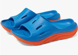 TOBOGÁN DE RECUPERACIÓN ORA NIÑOS/JÓVENES GRANDES TALLA 5 AZUL COSTERO/NARANJA VIBRANTE ¡TOTALMENTE NUEVO! - Imagen 1 de 9