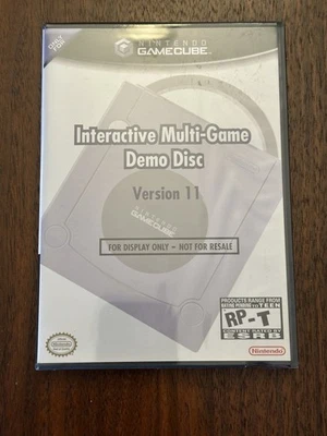 Interactive Multi-Game Kiosk Demo Disc NFR Nintendo GameCube Version 11 Sealed - Image 1 of 4