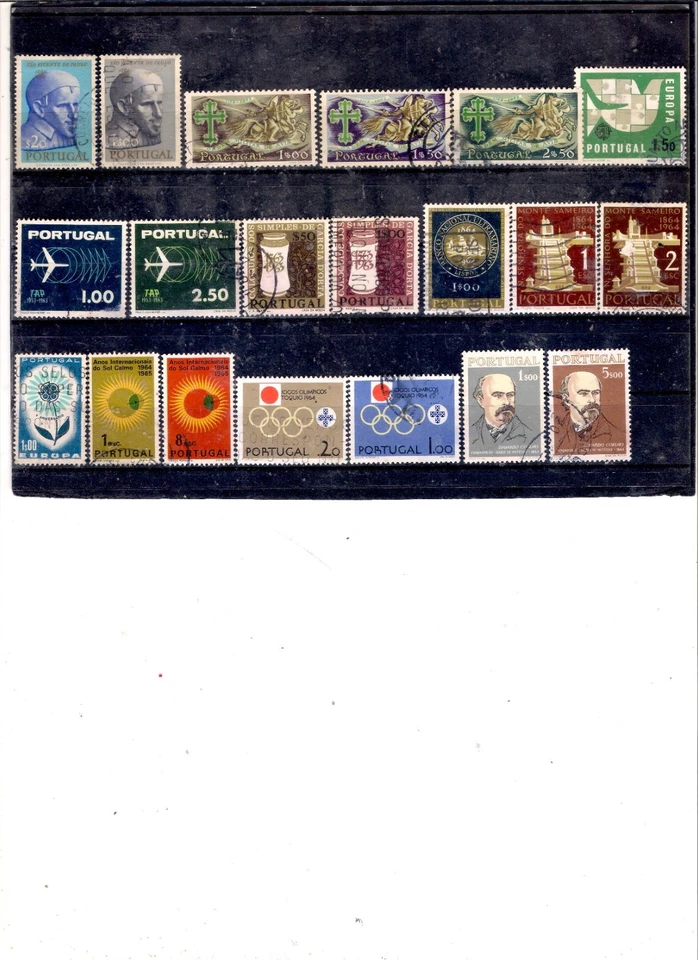 PORTUGAL, 1963-1964, Used , 20 Diferent Pcs., - Image 1 of 1