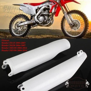 Dirt Bike Fork Guards For Honda CRF250 CRF450 2004-2014 CR125 CR250 2004-2007 - Picture 1 of 6