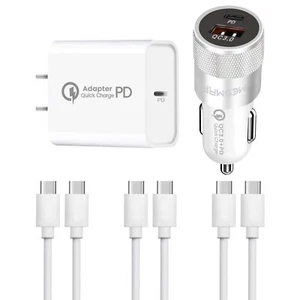 For Samsung Galaxy A55 A54 A25 A16 A13 5G Fast Wall Car Charger USB Type C Cable - Picture 1 of 33