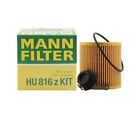 Mann HU816ZKIT Engine Oil Filter Kit Insert For For BMW E82 E88 E89 E92 F10 BMW Z4