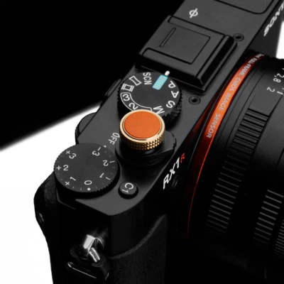 Gariz Soft Release Button Screw Type XA-SBLORS for Sony Camera Orange - Image 1 of 4