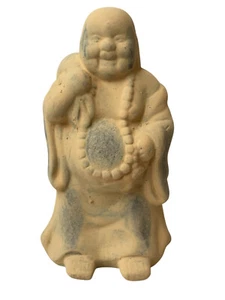 STATUETTA BUDDA DIVINITA' IN TERRACOTTA CM 15 - Imagen 1 de 2