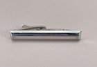 vintage Hickok USA Tie Clip bar silver tone stainless steel 2"