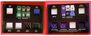 LARRY BIRD KEVIN MCHALE PETE MARAVICH GARNETT MALONE STOCKTON JERSEY CARD #d1/4 - Picture 1 of 4