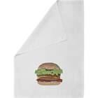'Bacon Cheese Burger' Cotton Tea Towel / Dish Cloth (TW00020537)