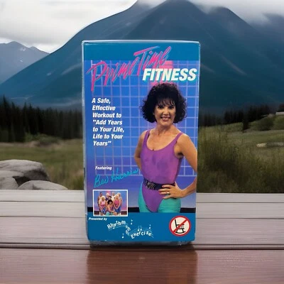 Prime Time Fitness VHS Exercise Tape  Bev Harris Exercise Vintage 1990's Camp - Image 1 of 4