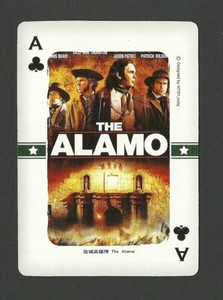The Alamo Dennis Quaid Billy Bob Thornton Single Collector Playing Card