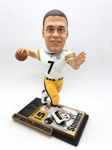 Ben Roethlisberger Ticket Base Bobble BIG BEN WHITE JERSEY TIX BASE FoCo BNIB Cover