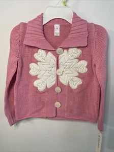 Carters Girls Sweater Sports Size 4 Pink - Picture 1 of 4