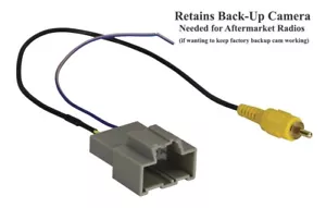 Backup Camera NAV Integration: Keeps Factory Cam working w Aftermarket Radio BK2 - Foto 1 di 1