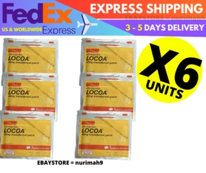 6 Pack (42 Patches) LOCOA 40mg Transdermal Joint Pain Relief - FAST SHIPPING - Picture 1 of 9