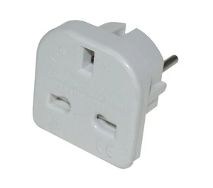 Adapter Plug Boyz Toyz Travel Charging UK EU Europe Continental Holiday 200-250V - Picture 1 of 2
