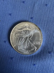 2003 USA American Eagle Silver $1 One Dollar 0.999 1oz Silver Proof Coin UNC Gem - Picture 1 of 4