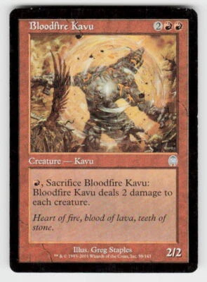 Apocalypse #58 Bloodfire Kavu - Image 1 of 2