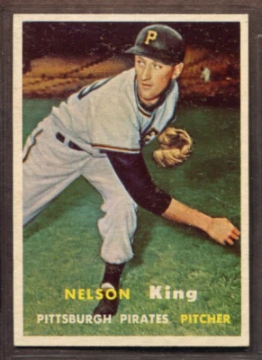 1957 Topps Set-Break #349 Nellie King como nuevo *Jaysace* Foto 1 de 2