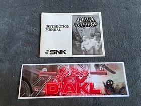 ₪PAS DE JEU₪ Notice Nintendo NES - FRA - Ikari Warriors FRA