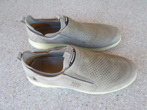 Mocassini ECCO design danese in pelle beige. Uomo 11 (45 euro)