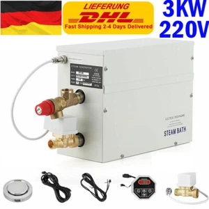 3KW Dampfgenerator Innerhalb von 3m³ Gewerbe für Sauna mit 35-55℃ Automatik 220V - Bild 1 von 23