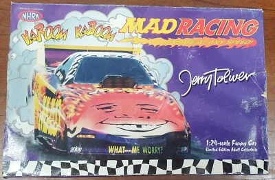 Jerry Toliver 1998 Mad Magazine NHRA 1/24 Diecast Funny Car Action Pontiac  - Image 1 of 4