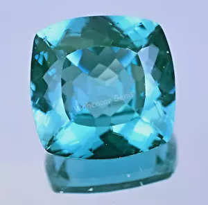 34.00 Ct Natural Paraiba Tourmaline Greenish Neon Blue Copper Loose Gemstone - Picture 1 of 8