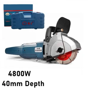 Wall Groove Cutting Machine 4800W 40mm Electric Wall Chaser Slotting Machine - Picture 1 of 10