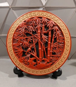Feng Shui Fortune Statue Jixiangfang Gongtan Activated Carbon "Cinnabar Look" - Picture 1 of 5