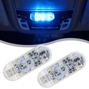 Ultra Small LED Touch Light for Car Interior Miniature & Bright USB Charged - Picture 1 of 12