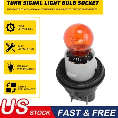 Marcador de enchufe de bombilla de señal de giro para Dodge Challenger 2008-14 Charger 11-14 Foto 1 de 4