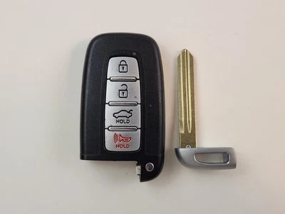 UNLOCKED ORIGINAL HYUNDAI 09-15 OEM SMART KEY LESS ENTRY REMOTE FOB REGULAR CUT - Image 1 of 4