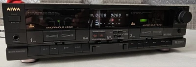AIWA AD-WX808 Stereo Cassette Deck (Made in Japan) difettoso per hobbisti  - Immagine 1 di 4