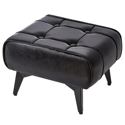 Kleiner Fußhocker Leder fußbank Moderne Hocker Gepolstert, Sofa Sitzhocker fü... - Bild 1 von 4