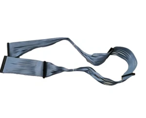 SET OF 2:  NEW 46 INCH 50 PIN SCSI CABLE WITH 5 CONNECTORS UP TO 4 DEV RM3-BIN4A - Picture 1 of 3