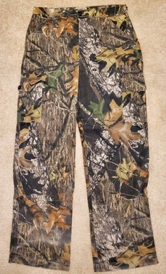Pantalones Field Staff Mossy Oak Camuflados Para Hombres 34/32 Cintura Ajustable 6 Bolsillos Carga Foto 1 de 4