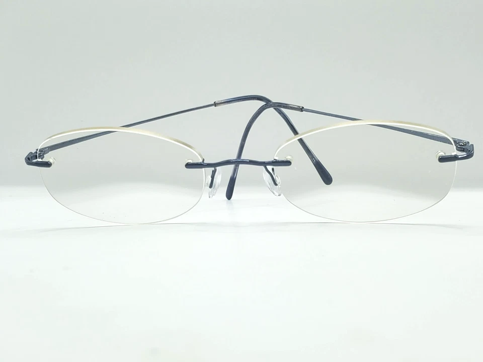 Marchon Airlock 2 760/24 Navy Blue/Rimless Frame Only 51-20-140 10/E10 - Image 1 of 4