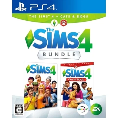 The Sims 4 Bundle: Base Game + Cats & Dogs PS4 NTSC-J CIB Digital Manual - Image 1 of 4