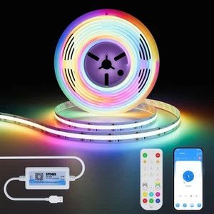 5V USB RGB Smart IC COB LED Strip Light WS2811 Addressable,9.84ft/3m Color Ch... - Picture 1 of 8
