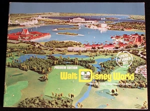 Walt Disney World Preview Center Guide 1970 CONCEPT ART Disney History Vault - Picture 1 of 13