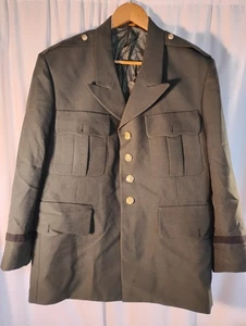 BREMEN-BOWDON Burlington Raeford US Army Certified DRESS GREEN COAT JACKE 46S - Bild 1 von 11