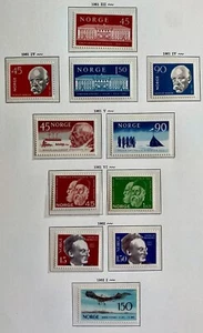 Stamps from Norway MNH Nansen and Amundsen m.m. Year 1961/1962 - Picture 1 of 1