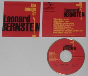 Songs of Leonard Bernstein: Billie Holiday, Johnny Mathis  U.S. promo cd - Picture 1 of 1