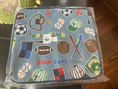 Pottery Barn Bolsa Deportiva Estuche para Tabletas Escuela Niño Pequeño Pre-K Béisbol Fútbol - Foto 1 de 4