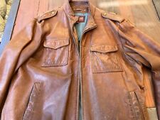 Vintage mens leather jacket size large