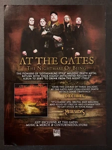AT THE GATES "L'incubo dell'essere" ATG morte ~ Stampa rivista/promo pubblicità 2021 - Foto 1 di 1