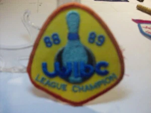 Patch campione WIBC Bowling League 1988-89 - Foto 1 di 2