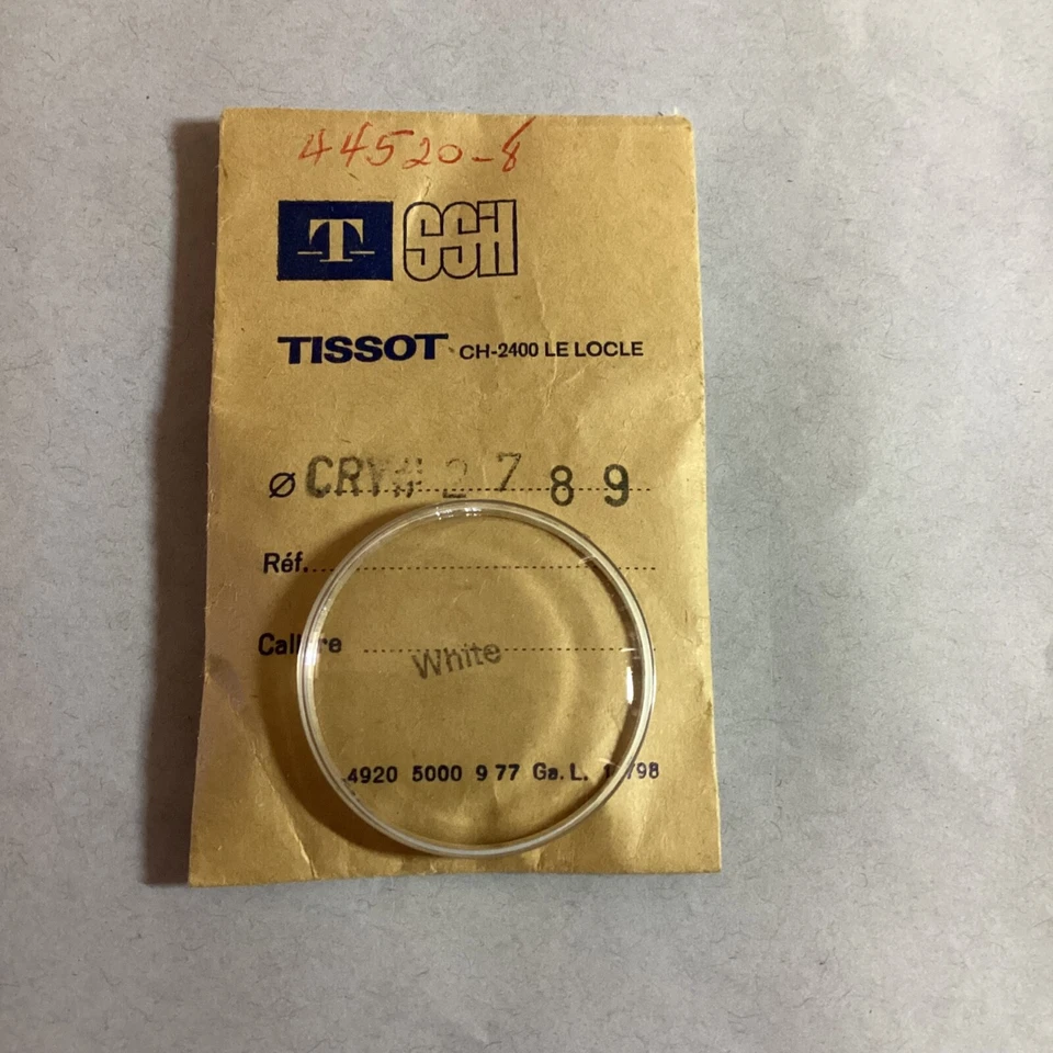 Reloj Tissot Cristal Vintage Nuevo de Lote Antiguo Genuino, Estilo GS Foto 1 de 1