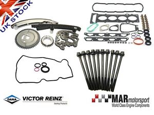 MINI COOPER S R53 W11 Timing Chain Kit, Reinz Head Gasket Set & Head Bolts